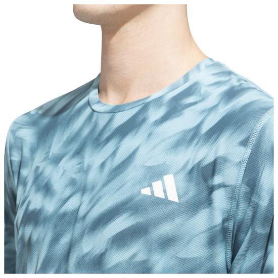 Adidas Ανδρική κοντομάνικη μπλούζα Own the Run Allover Print Tee